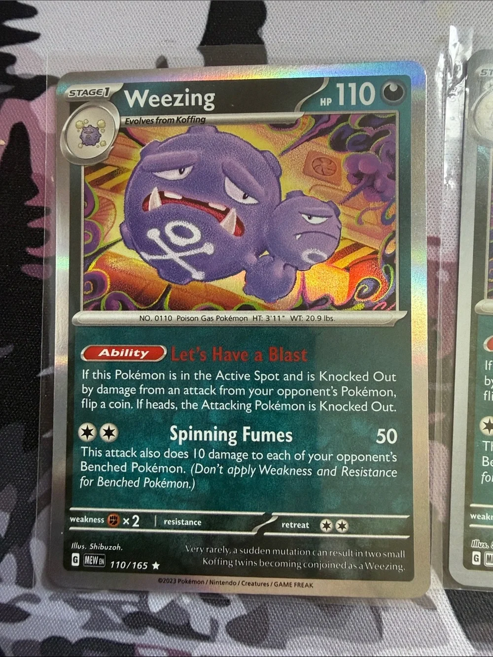 Koffing & Weezing Pokémon Evolution Reverse Holo Card Lot ☣️ | 7 Cards ✨5/$25✨